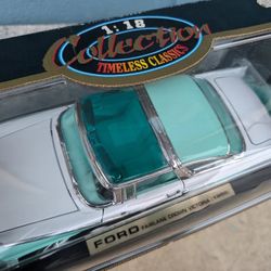 Vintage 1955 Fairlane Crown Victoria Die Cast Model Automobile Unopened Sealed In Box Located In Palm Springs CA 