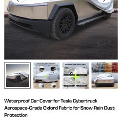 Cybertruck waterproof wind protection cover