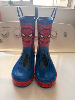 Spider-man rain boots