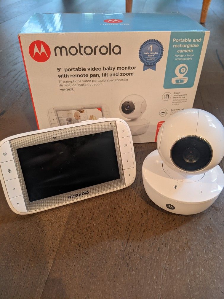 Portable Rechargeable Motorola Baby Monitor Mbp36xl Extra Camera