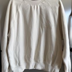 Fear Of God Essentials Egg Shell CrewNeck Sweatshirt Men’s Size Small