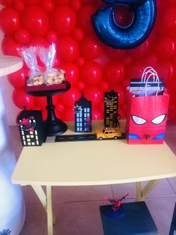 Spiderman Theme Birthday Decor 