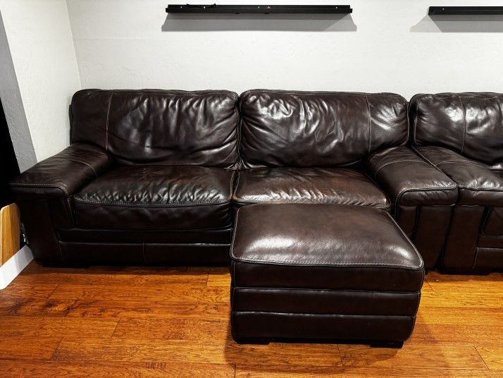 Leather Sofa 95123