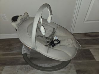Momcozy Baby Swing & Soother - Like New Condition (Neutral Beige)
