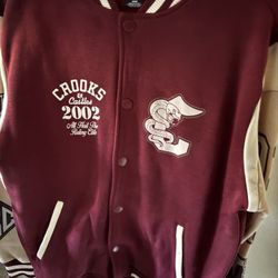 Burgundy Varsity Jacket