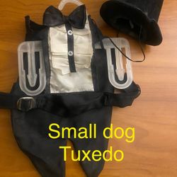 SMALL DOG Tuxedo, Doggy Halloween Costume