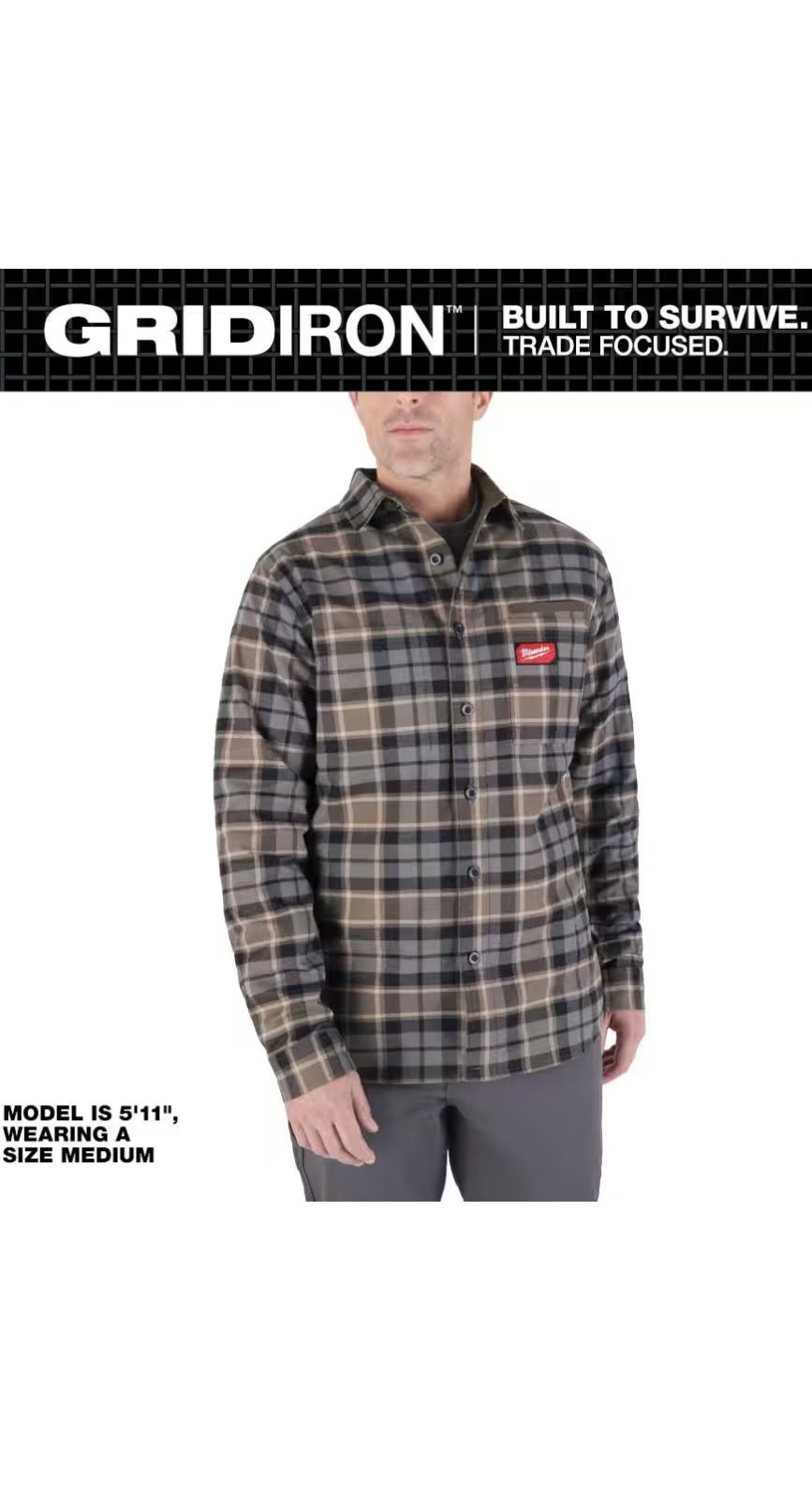 Men’s Work Shirt, NEW, Medium