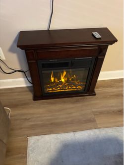 Fireplace brown color