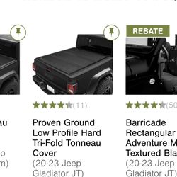 Jeep Gladiator Trifold Cover 