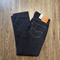 Levi's Men's Flex 514 Modern Regular Fit Pants Denim Jeans Dark Wash 36x32 NWT