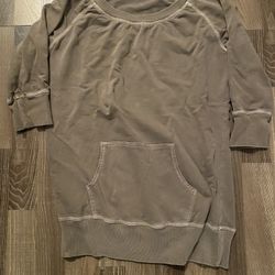 Gap 3/4 Length Sleeve Top With Pocket