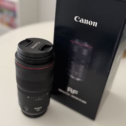 Canon RF 100mm F2.8 L Macro IS USM Camera Lens +  Heliopan Digital ES 67 CPL filter