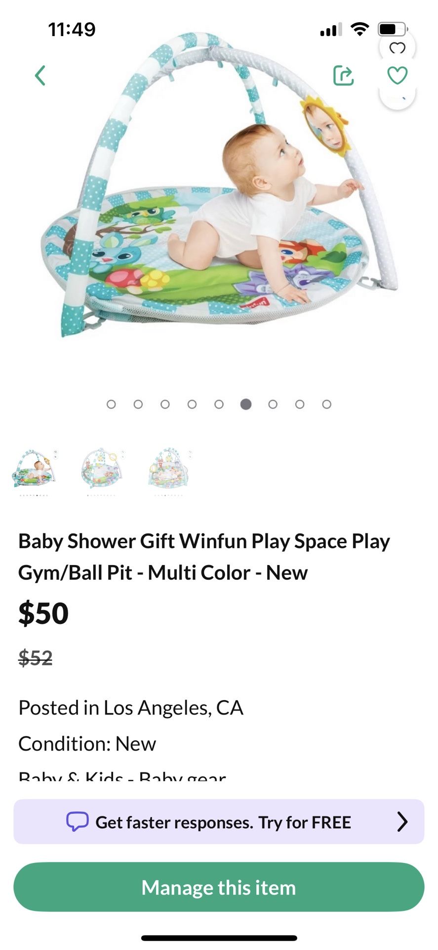 Baby Shower Gift Winfun Play Space Play Gym/Ball Pit Multi Color,All Products : American Fashion Style Bags On Sale