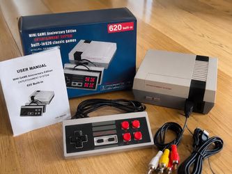 🎮 620 Classic Games Mini Retro Game Console – Complete Set