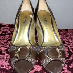 Brown Guess heels