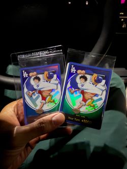 2026 One piece dodgers Luffy batting card