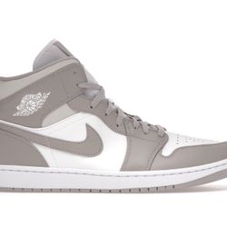 Air Jordan 1 Mid ‘Linen’ Sz 10