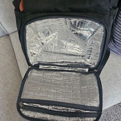 Black Insulated Cooler Backpack