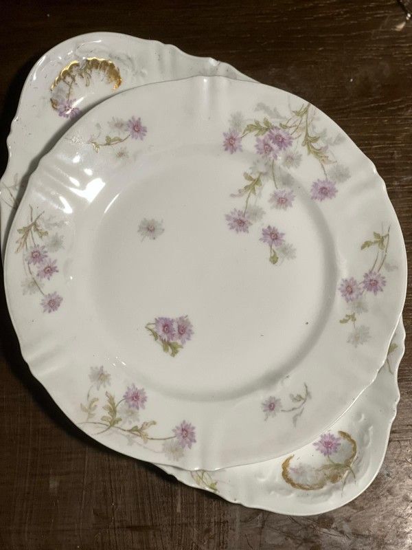 Haviland Limoges Schleiger Plate and Serving Dish
