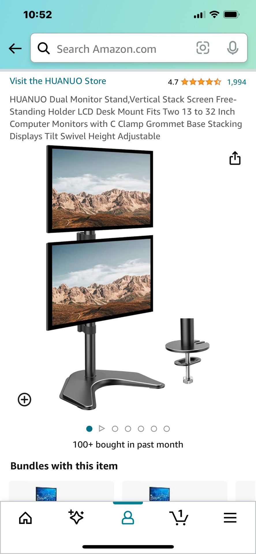 Dual Monitor Stand