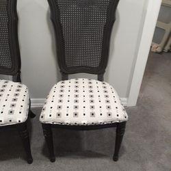 FOUR VINTAGE DINING ROOM CHAIRS  -CONTEMPORARY 
