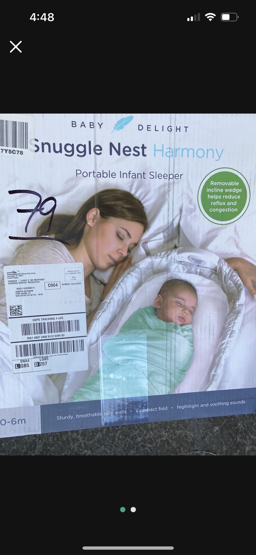 Snuggle Me Cosleeper
