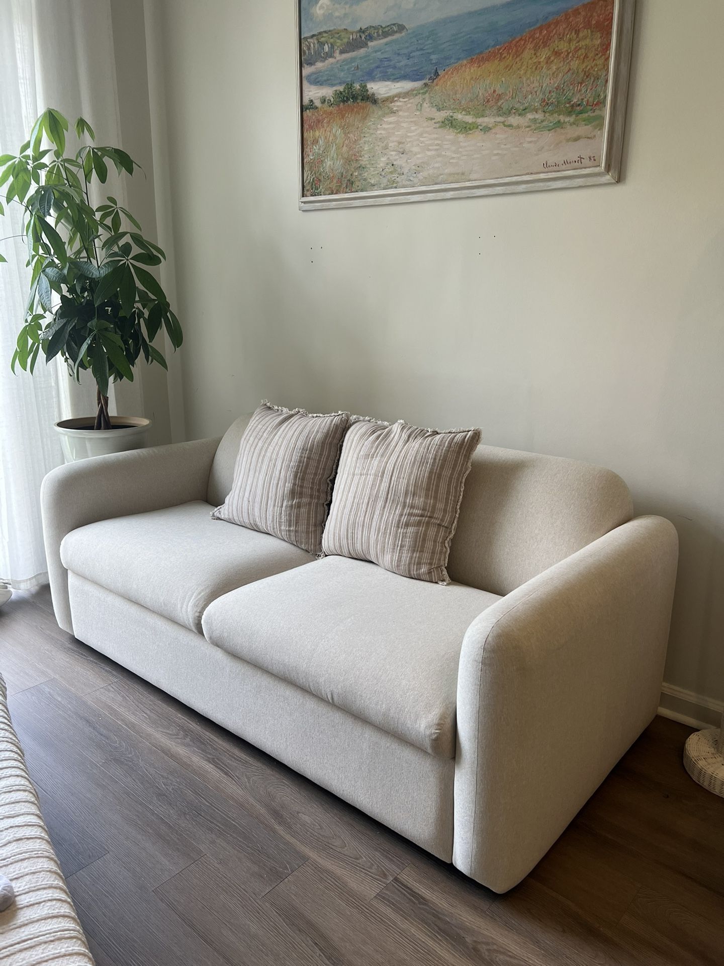 Lilia west elm Couch With Storage / Sofa 