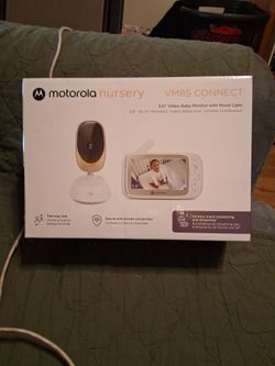 Motorola nursery vm85 connect video monitor with mood light