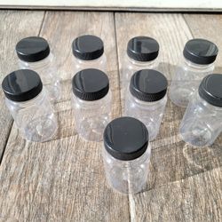 Small Clear Plastic Jars with Lids