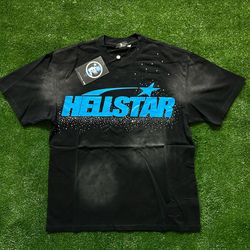 Large Hellstar Rhinestone Tee