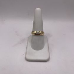 10kt Gold Engagement Style Band