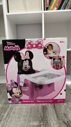 NEW Disney Junior Minnie Mouse Mealtime Booster Seat – 6M+