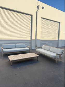 Restoration Hardware Outdoor Sofas Set
