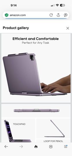 edaiser Swivel Keyboard Case iPad
