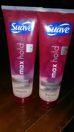 (2) Suave Max & Hold Sculpturing Gel* 9 oz. Per