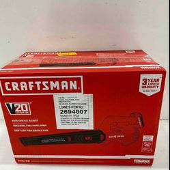 CRAFTSMAN V20 20-volt Max 200-CFM 90-MPH Battery Handheld Leaf Blower