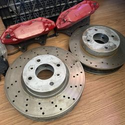 2000-2006 Nissan Sentra Brembo calipers  And Rotors front and rear 