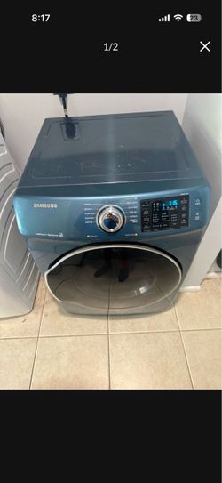 Samsung Front Load Dryer Blue