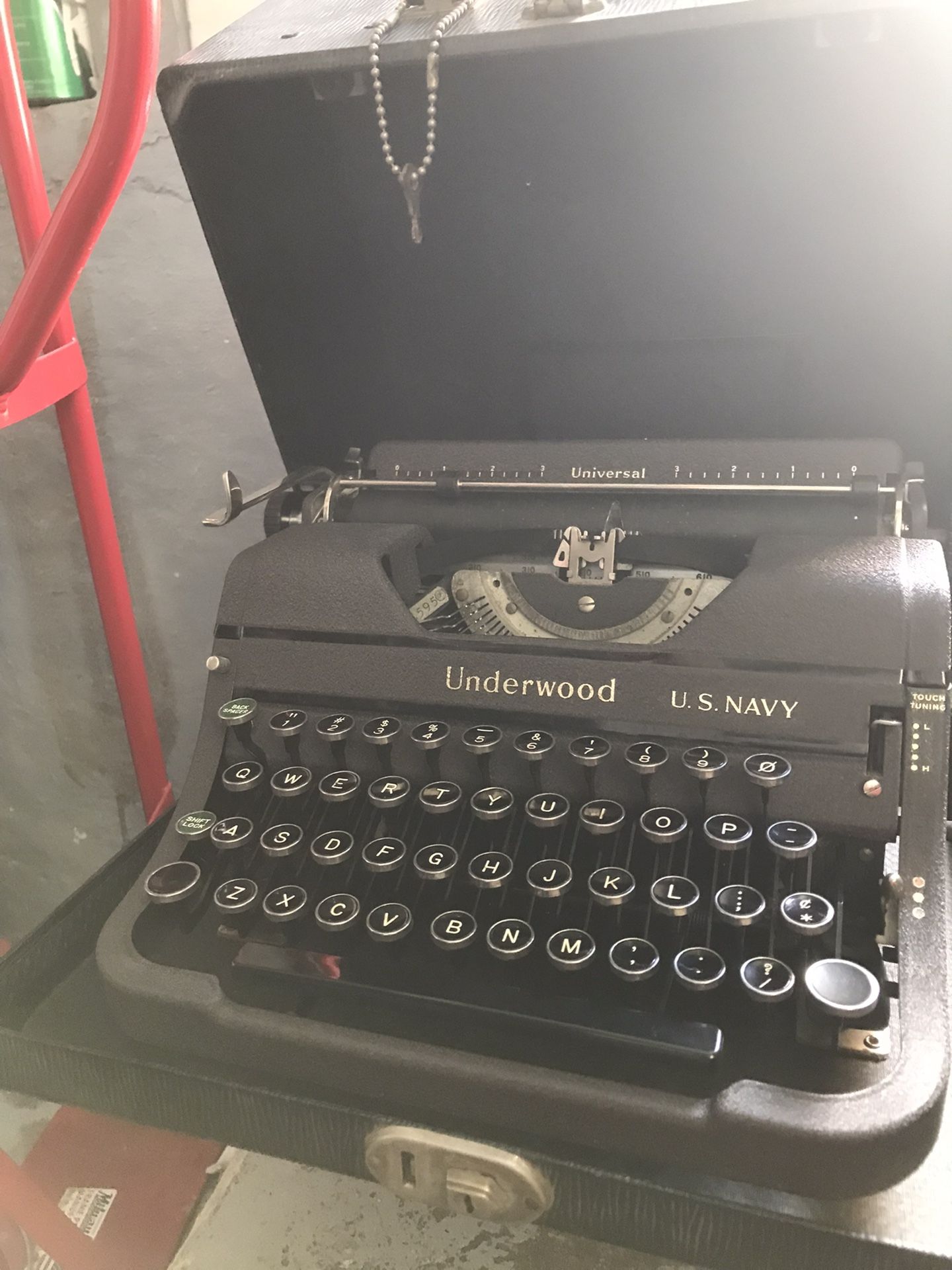 Underwood U.S. Navy typewriter vintage