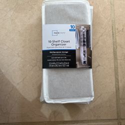 10 Shelf Closet Organizer 
