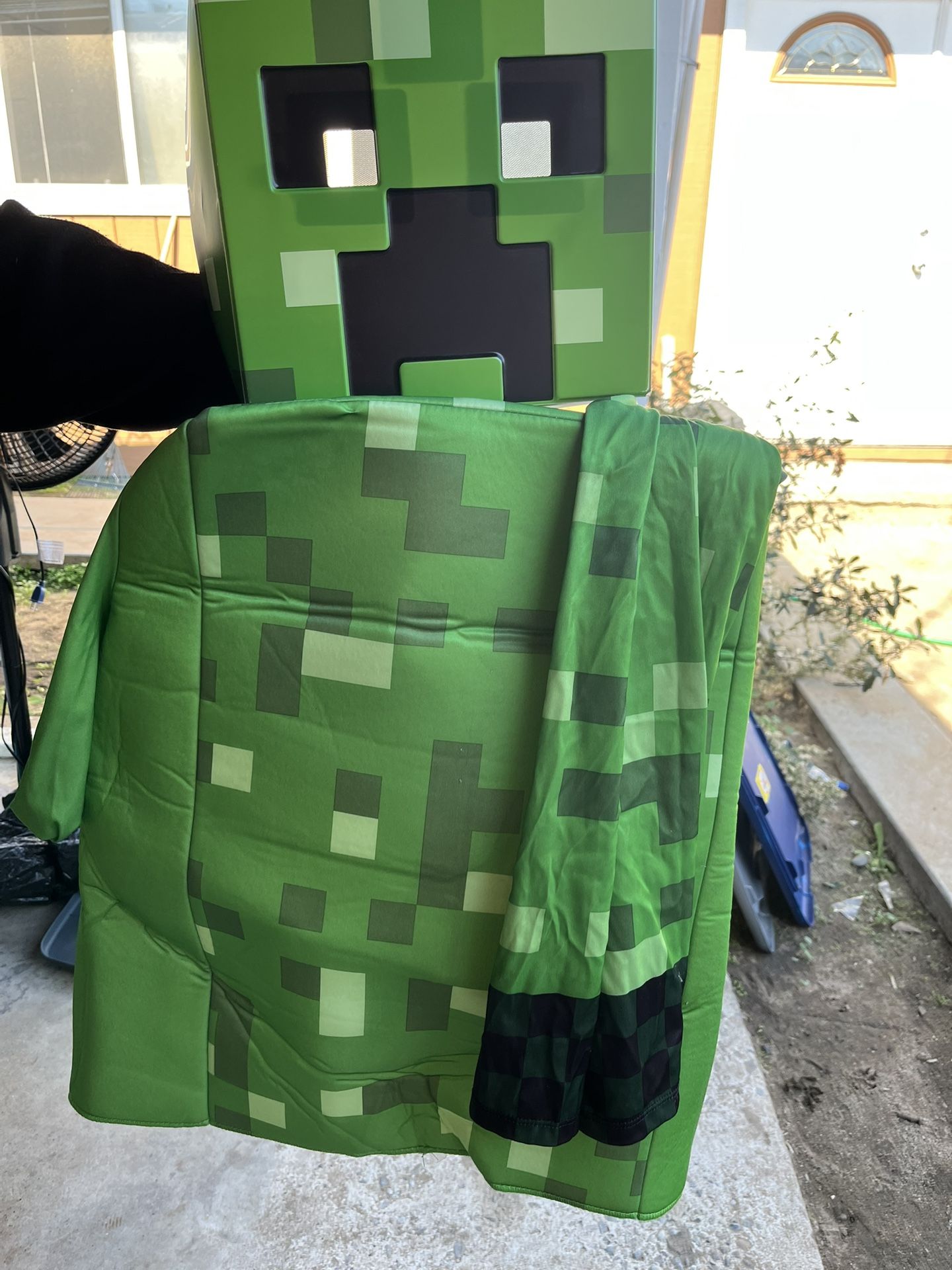 Kids Minecraft Creeper Costume