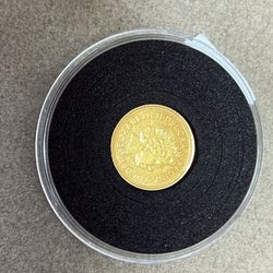 Queen Elizabeth Gold Coin 