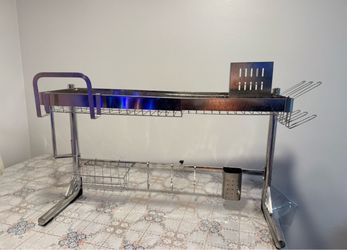 Stainless Steel Over-the-Sink Dish Drying Rack