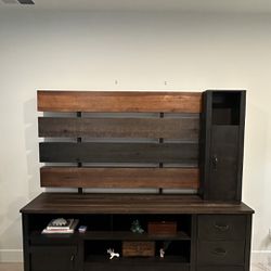 Entertainment center tv stand wood