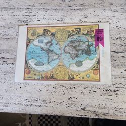 Old World  Map Decal