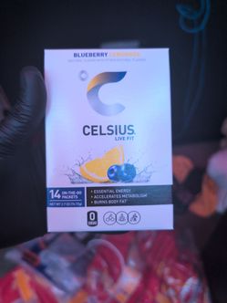 Celsius Live Fit Blueberry Lemonade On-The-Go Packets