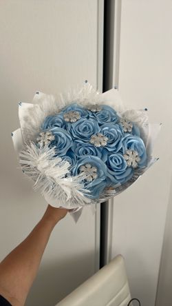 Blue Flower Bouquet (my ex gave it to me)