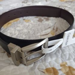 Men's Size 36 Reversible Calvin Klein Leather Belt 