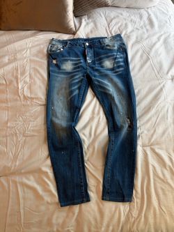 Dsquared2 Cool Guy Skinny Jeans Size 38 – Blue Distressed