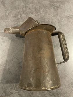 Vintage Oil Or Gas Container With Spout
